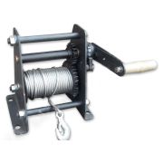 Лебедка ручная барабанная с тросом  250кг  25м TOR ЛР
