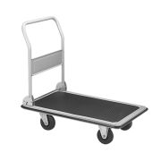 Тележка платформенная 800 кг TOR PH800 (1100х650) со складной ручкой (пластиковые колеса 125 мм)
