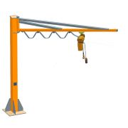 Кран консольный поворотный ручной TOR PSJ44100 1000 кг, высота 4 м, стрела 4 м