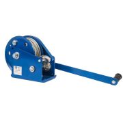 Лебедка ручная барабанная  с тросом  540кг  20м стальной корпус TOR BHW
