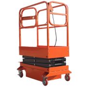 Подъемник ножничный передвижной аккумуляторный 240 кг, 3,9/5,9 м, 12/100 В/Ач TOR GTJY DC