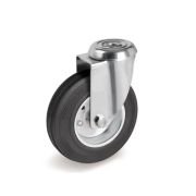 Колесо поворотное SCh 55 125 мм резина под болт РФ